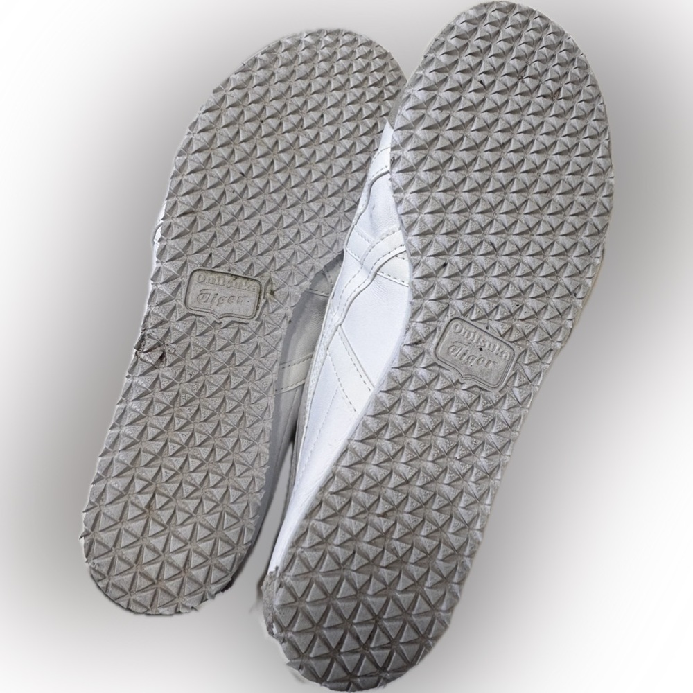White Leather Onitsuka Tiger Mexico 66 Sneakers - Picture 8 of 8